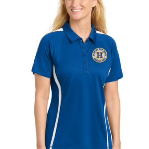 Polo Ladies PosiCharge Micro-Mesh Colorblock by Sport Tek LST685 - Hampton Marching Band and Hipe