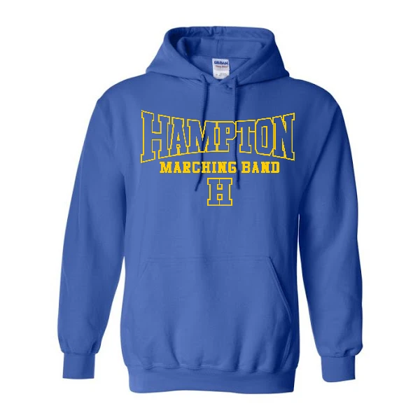 Hampton - 18500B Royal Blue Youth Pullover Hoodie