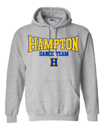 Hampton - 18500B Sport Grey Youth Pullover Hoodie