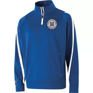 Hampton Embroidered Design  - 229292 Royal Blue Determination Youth 1/4 Zip