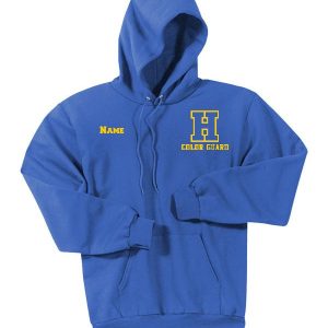 Hampton H With Name - PC90HT Tall Royal Blue Pullover Hoodie