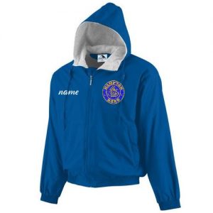 Hampton Embroidered Design With Name - 3280 Royal Blue Fleece Lined Jacket