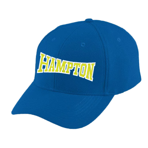 Hampton - 6265 Baseball Hat With Text On Back