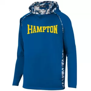 Hampton Central - 5539 Youth Royal Camo Pullover Hoodie