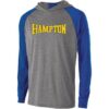 Hampton Central - 222639 Youth Royal/Graphite Pullover Hoodie