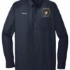 PAHAZ - W100 Port Authority® Long Sleeve Carefree Poplin Shirt With Name