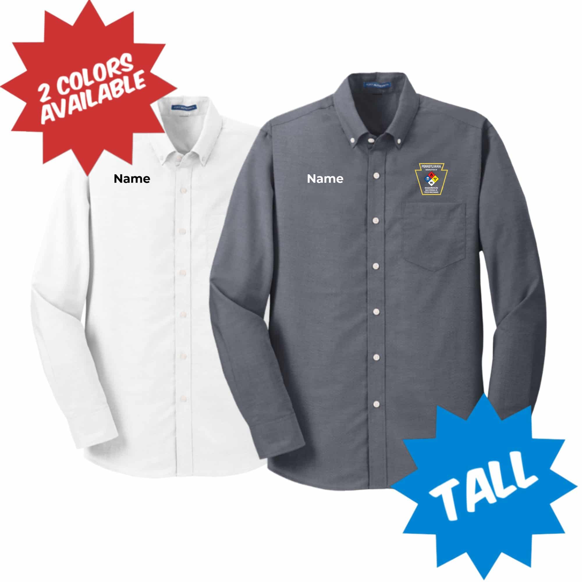 PAHAZ - TS658 Port Authority® Tall SuperPro™ Oxford Shirt With Name