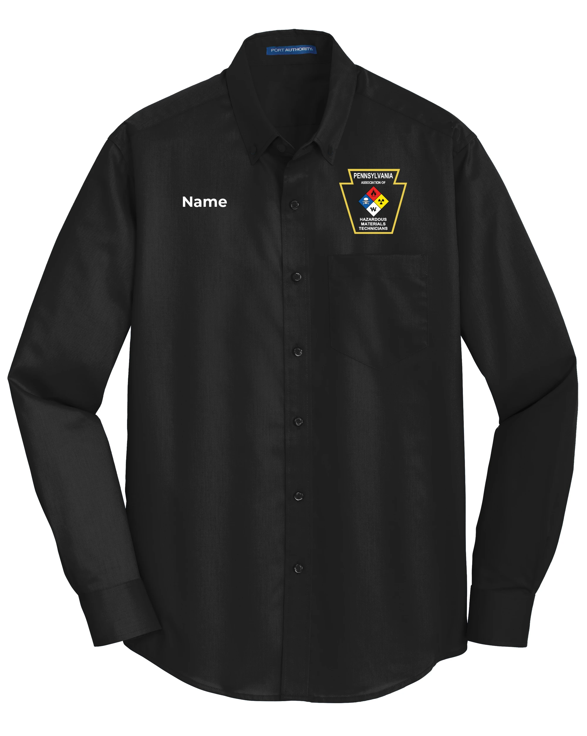PAHAZ - S663 Port Authority® SuperPro™ Twill Shirt With Name