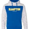 Hampton Central - 8676 - J. America Colorblock Hoodie With Twill & Text