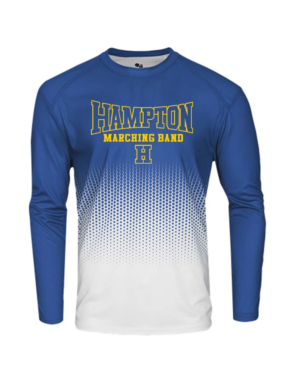 Hampton Band - 2224 - Badger Hex 2.0 Youth Long Sleeve With FC Vinyl