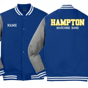 Hampton Band - ST270 - Sport Tek Fleece Letterman Jacket With Twill Text & Name