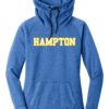 Hampton Central - LNEA510 - New Era Ladies Tri-Blend Pullover Hoodie With Twill