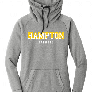 Hampton Central - LNEA510 - New Era Ladies Tri-Blend Pullover Hoodie With Twill & Text