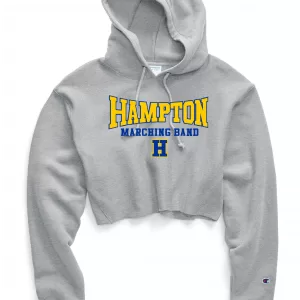 Hampton Band - RW01W - Champion Reverse Weave Ladies Cropped Hoodie With FC Vinyl