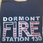 Waterfront Embroidery T-Shirt Sample, Dormont Fire Station