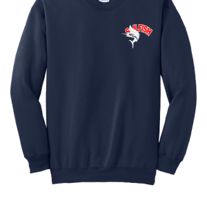 Adult Unisex  Crewneck Sweatshirt Essential Fleece by Port & Co PC90-  JCC Sailfish Holiday