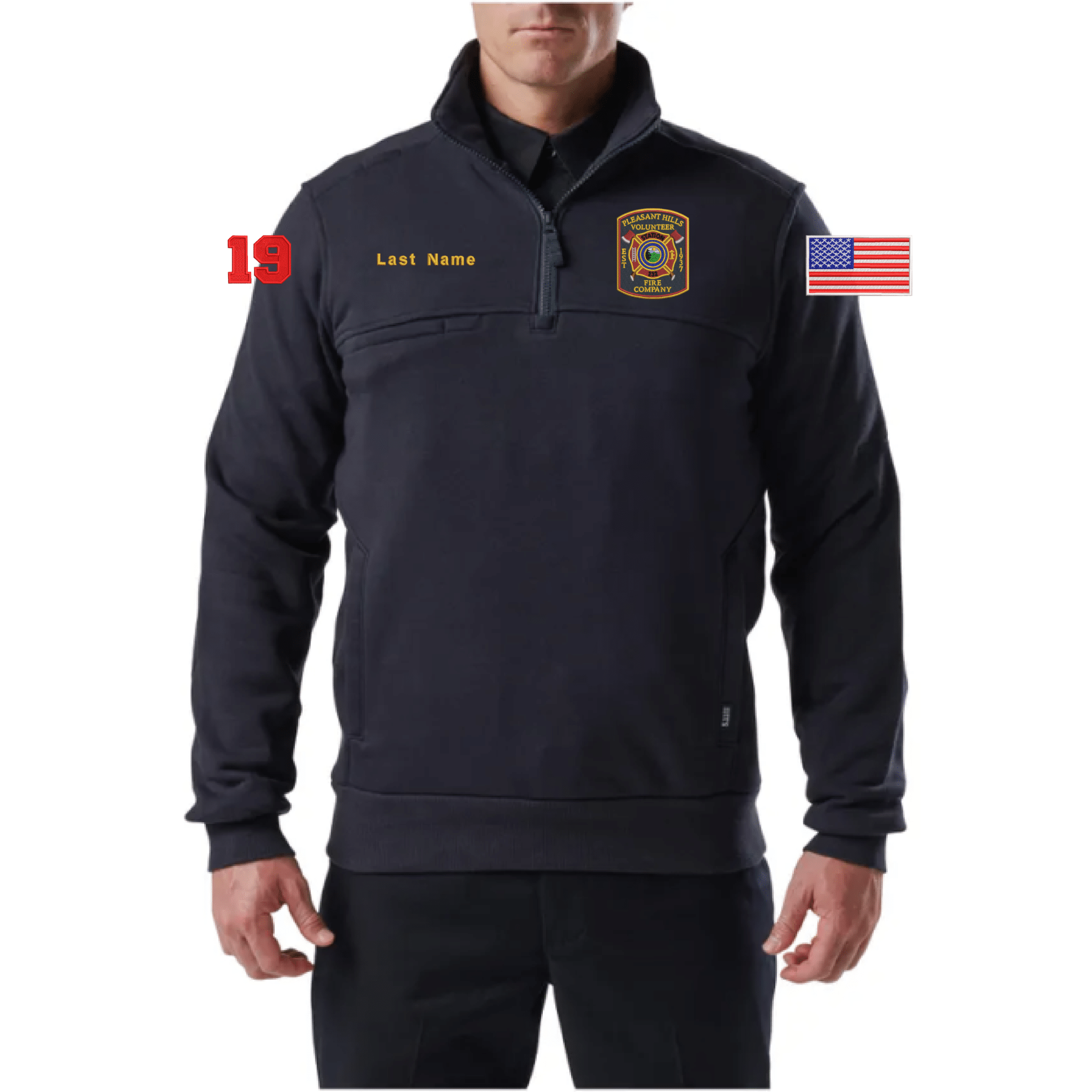 Adult 5.11 Job Shirt 2.0 1/4 Zip 72354 – Pleasant Hills VFC