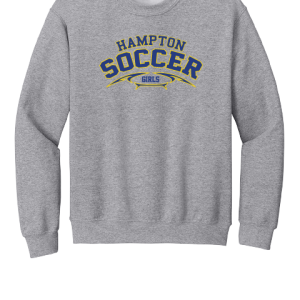 Youth Crewneck Heavy Blend by Gildan 18000B - Hampton Girls Soccer