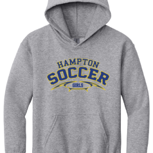 Ladies Hoodie Re Fleece by District DT8101 - Hampton Girls Soccer
