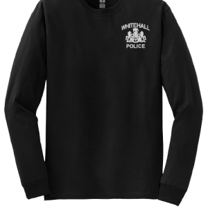 T-Shirt Long Sleeve 50/50 Blend by Gildan 8400 - Whitehall Police