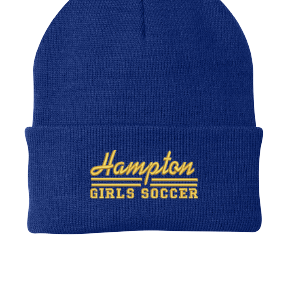 Beanie Knit Flip by Port & Co CP90 - Hampton Girls Soccer