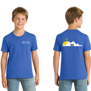 Youth Short Sleeve Core Blend Cotton T-Shirt by Port & Co PC55Y - Holy Trinity Dance Festival