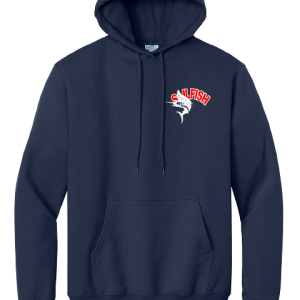 Adult Unisex Hooded Sweatshirt Core Fleece by Port & Co PC90H - JCC Sailfish Holiday