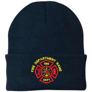 Beanie Knit 3 inch flip by Port & Co CP90 - Monroeville Fire & EMS Show