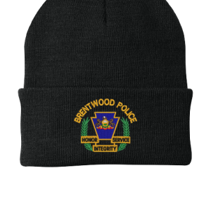 Beanie Knit with Cuff by Port Authority CP90 - Brentwood Police