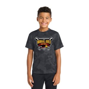 Short Sleeve Youth CamoHex T-Shirt by Sport Tek YST370 - Munhall Girls Softball