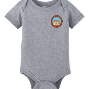 Infant Unisex Short Sleeve Jersey One Piece by Bella Canvas BC100B Design in Ink - Holy Trinity Philoptochos