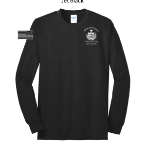 TALL T-Shirt Long Sleeve 50/50 Blend by Port & Co PC55LST - Allegheny County Chiefs of Police Association