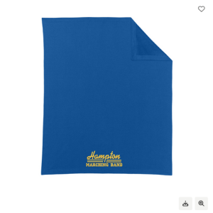 Blanket Heavy Blend Fleece Stadium Blanket by Gildan 18900 - Hampton Marching Band and HIPE