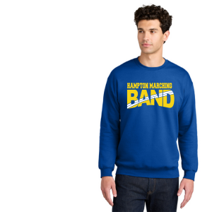 Crewneck Softstlye Sweatshirt by Gildan SF000 - Hampton Marching Band and Hipe